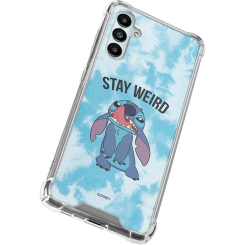 Disney Lilo and Stitch Stay Weird Galaxy A15 5G Clear Case